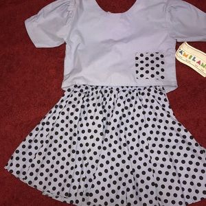 Skort Set. NEW With TAGS. Size M